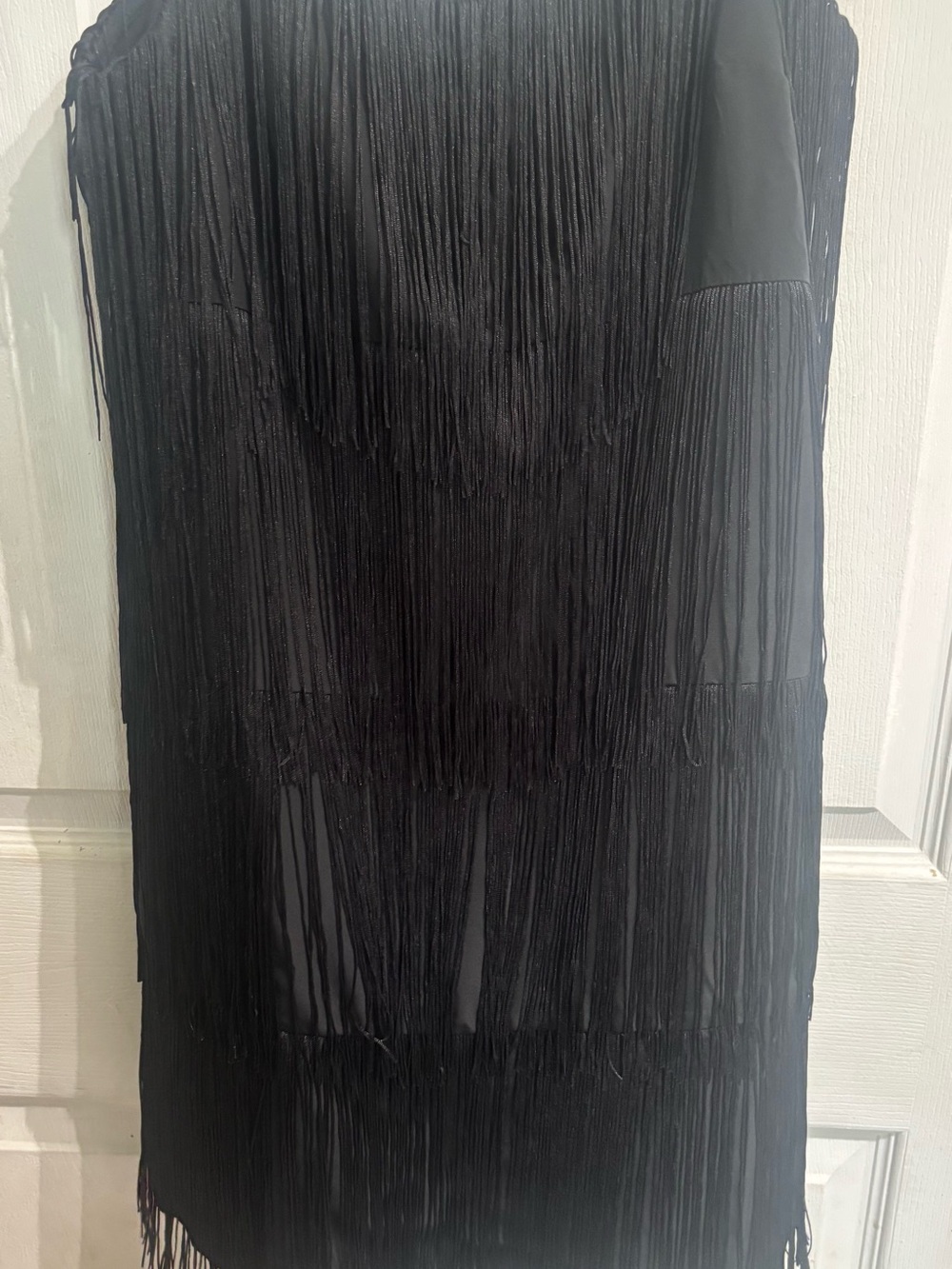 Black Fringe Dress